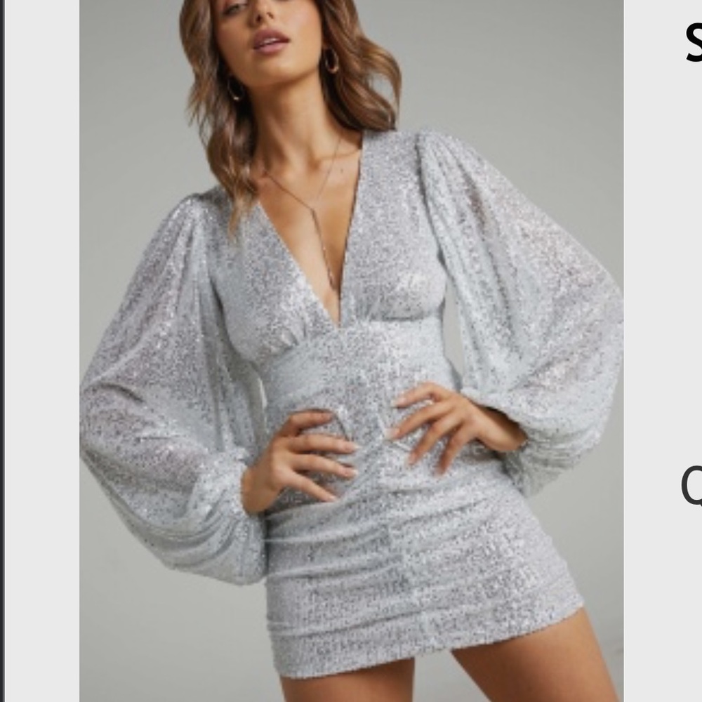 Showpo sequin mini dress brand new with tags